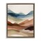 Stupell Industries Abstract Desert Landscape Framed Floater Canvas Wall Art